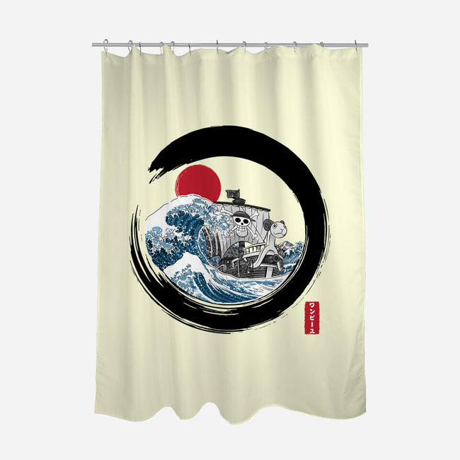 Enso Going Merry-None-Polyester-Shower Curtain-DrMonekers