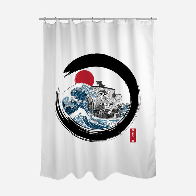 Enso Going Merry-None-Polyester-Shower Curtain-DrMonekers