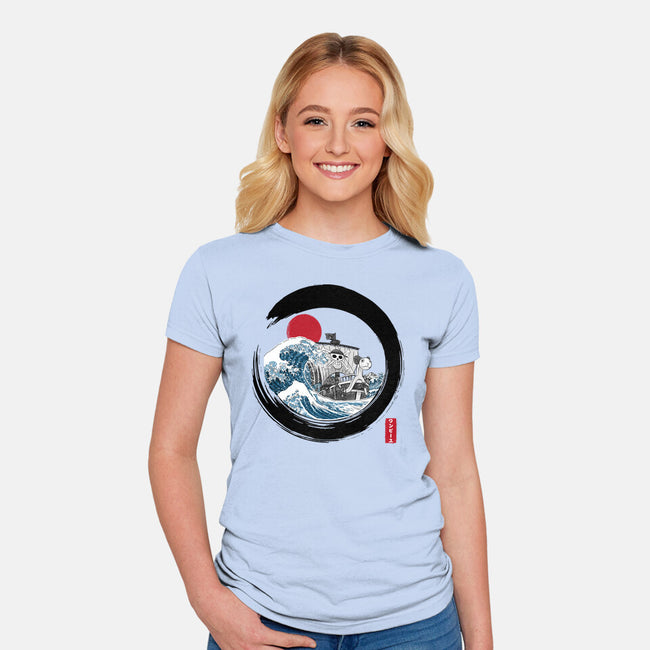 Enso Going Merry-Womens-Fitted-Tee-DrMonekers