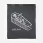 Coffin Break Skeleton-None-Fleece-Blanket-BridgeWalker