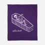 Coffin Break Skeleton-None-Fleece-Blanket-BridgeWalker