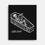 Coffin Break Skeleton-None-Stretched-Canvas-BridgeWalker