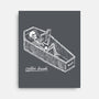 Coffin Break Skeleton-None-Stretched-Canvas-BridgeWalker