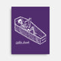 Coffin Break Skeleton-None-Stretched-Canvas-BridgeWalker