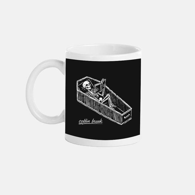 Coffin Break Skeleton-None-Mug-Drinkware-BridgeWalker
