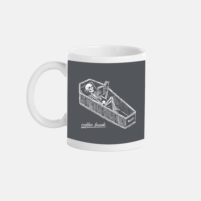Coffin Break Skeleton-None-Mug-Drinkware-BridgeWalker