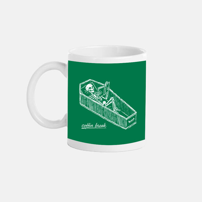 Coffin Break Skeleton-None-Mug-Drinkware-BridgeWalker