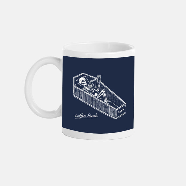 Coffin Break Skeleton-None-Mug-Drinkware-BridgeWalker