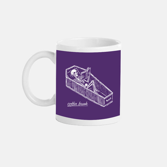 Coffin Break Skeleton-None-Mug-Drinkware-BridgeWalker