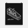 Coffin Break Skeleton-None-Matte-Poster-BridgeWalker