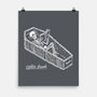 Coffin Break Skeleton-None-Matte-Poster-BridgeWalker