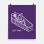 Coffin Break Skeleton-None-Matte-Poster-BridgeWalker
