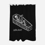 Coffin Break Skeleton-None-Polyester-Shower Curtain-BridgeWalker