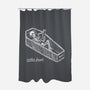 Coffin Break Skeleton-None-Polyester-Shower Curtain-BridgeWalker
