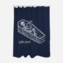 Coffin Break Skeleton-None-Polyester-Shower Curtain-BridgeWalker