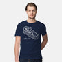 Coffin Break Skeleton-Mens-Premium-Tee-BridgeWalker