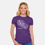 Coffin Break Skeleton-Womens-Fitted-Tee-BridgeWalker