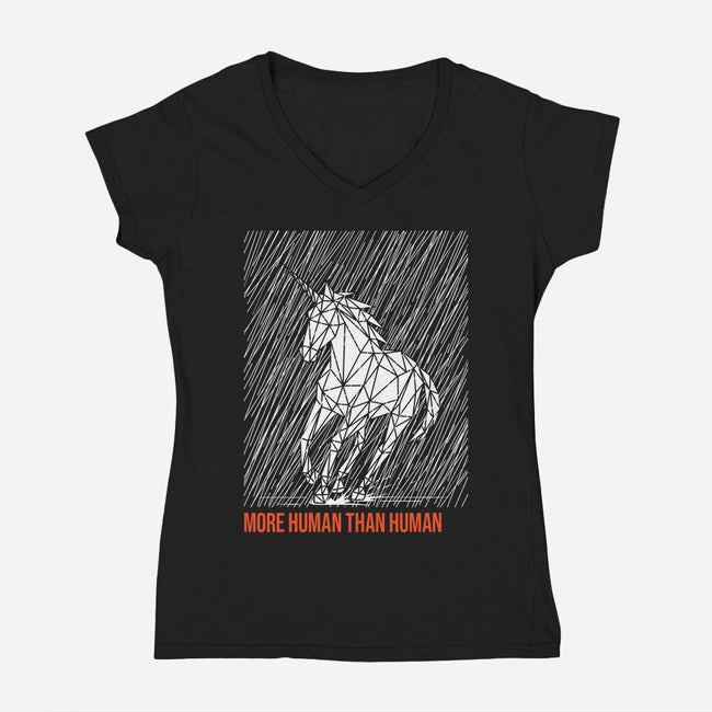 Electric Dreams-Womens-V-Neck-Tee-Tronyx79
