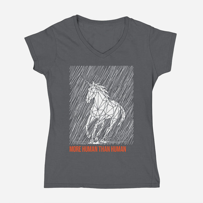 Electric Dreams-Womens-V-Neck-Tee-Tronyx79