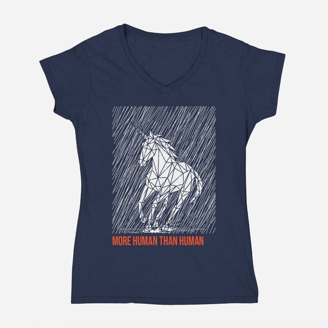 Electric Dreams-Womens-V-Neck-Tee-Tronyx79