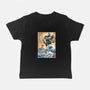 The Iron Giant In Japan Woodblock-Baby-Basic-Tee-DrMonekers