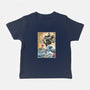 The Iron Giant In Japan Woodblock-Baby-Basic-Tee-DrMonekers