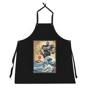 The Iron Giant In Japan Woodblock