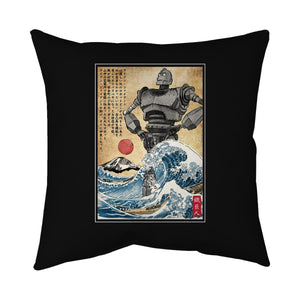 The Iron Giant In Japan Woodblock