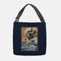 The Iron Giant In Japan Woodblock-None-Adjustable Tote-Bag-DrMonekers
