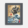The Iron Giant In Japan Woodblock-None-Stretched-Canvas-DrMonekers