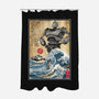 The Iron Giant In Japan Woodblock-None-Polyester-Shower Curtain-DrMonekers