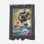 The Iron Giant In Japan Woodblock-None-Polyester-Shower Curtain-DrMonekers