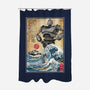 The Iron Giant In Japan Woodblock-None-Polyester-Shower Curtain-DrMonekers
