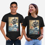 The Iron Giant In Japan Woodblock-Unisex-Basic-Tee-DrMonekers