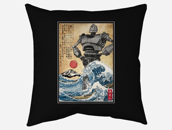 The Iron Giant In Japan Woodblock