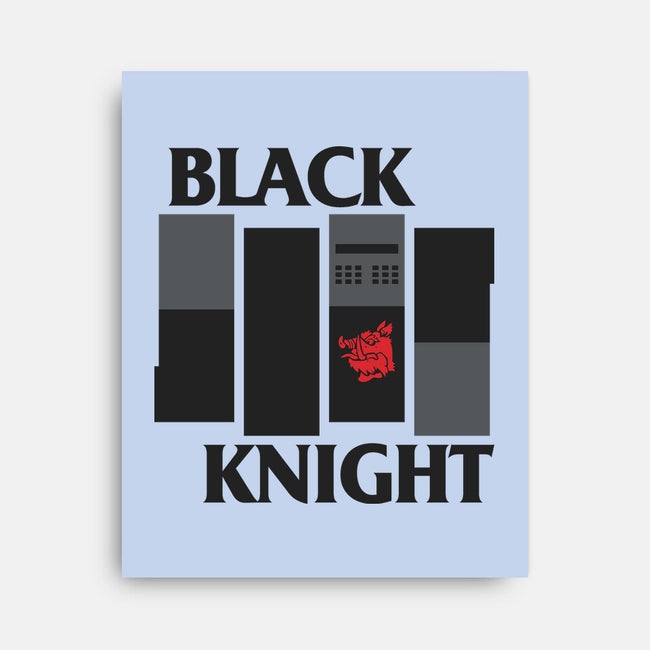 Black Knight Band-None-Stretched-Canvas-Raffiti