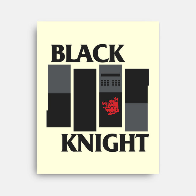Black Knight Band-None-Stretched-Canvas-Raffiti