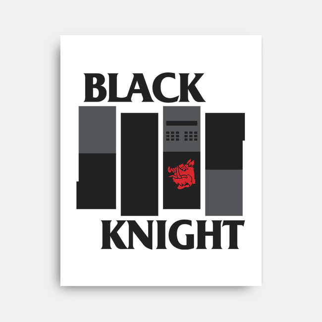 Black Knight Band-None-Stretched-Canvas-Raffiti