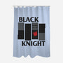Black Knight Band-None-Polyester-Shower Curtain-Raffiti