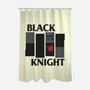 Black Knight Band-None-Polyester-Shower Curtain-Raffiti