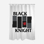 Black Knight Band-None-Polyester-Shower Curtain-Raffiti