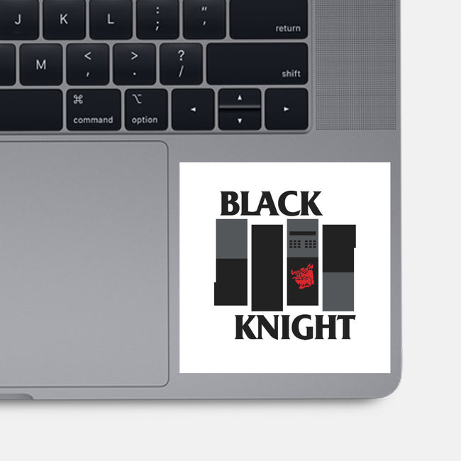 Black Knight Band-None-Glossy-Sticker-Raffiti