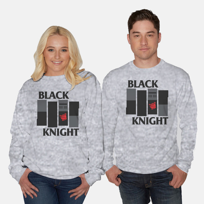 Black Knight Band-Unisex-Crew Neck-Sweatshirt-Raffiti