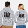 Black Knight Band-Unisex-Zip-Up-Sweatshirt-Raffiti