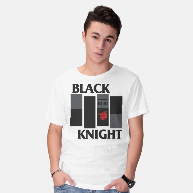 Black Knight Band-Mens-Basic-Tee-Raffiti