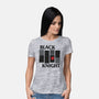 Black Knight Band-Womens-Basic-Tee-Raffiti