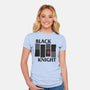 Black Knight Band-Womens-Fitted-Tee-Raffiti
