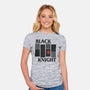 Black Knight Band-Womens-Fitted-Tee-Raffiti