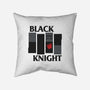 Black Knight Band-None-Removable Cover w Insert-Throw Pillow-Raffiti