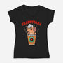 Frappybara-Womens-V-Neck-Tee-Boggs Nicolas